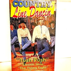 Learn Country Line Dancing VHS new